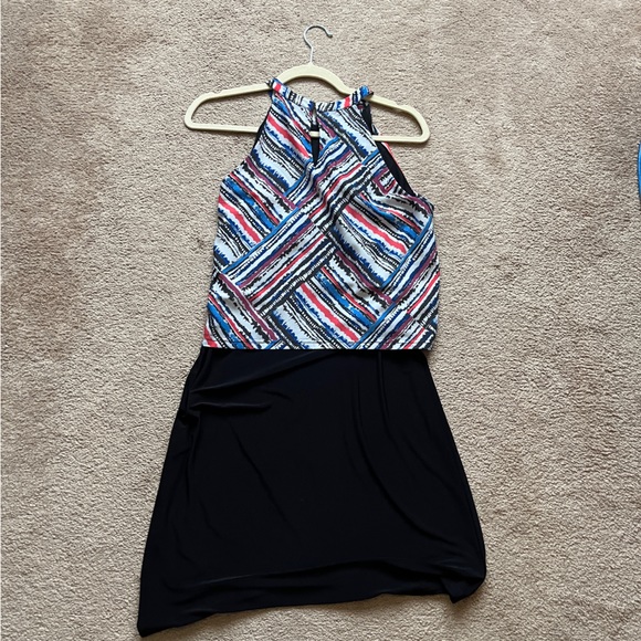 Samuel Dong blue & black dress size XS - Picture 2 of 2